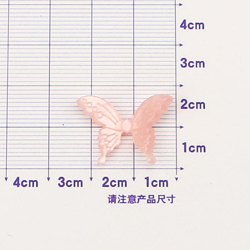 Caja de teléfono de pegamento para la crema de resina de color mariposa de color al por mayor